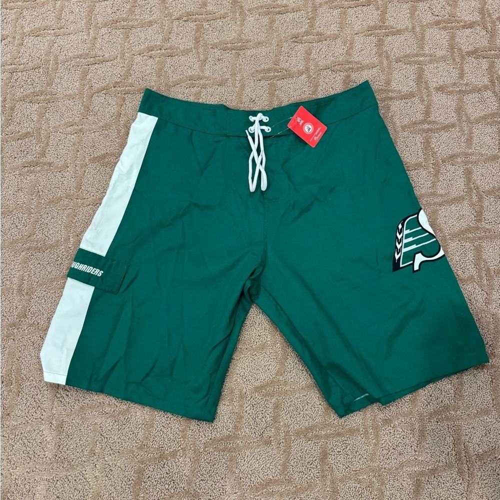 Saskatchewan Rough Riders CFL Football Shorts - Picture 3 of 9
